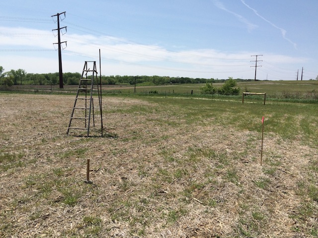 Determining true north-south at solar noon.